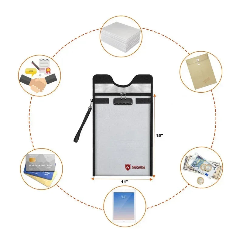 Faraday Document Bag with Lock