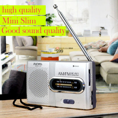 Portable Radio Dual Band AM FM Stereo