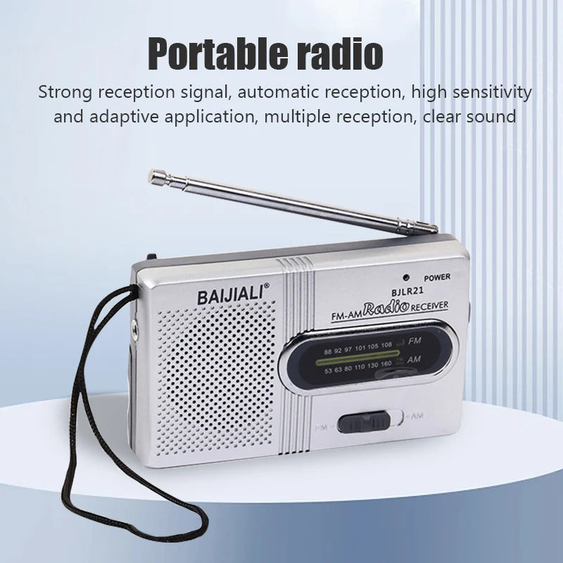 Portable Radio Dual Band AM FM Stereo