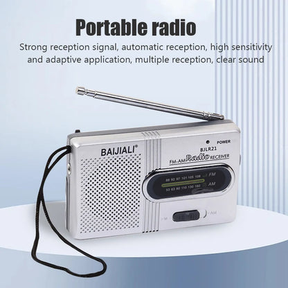 Portable Radio Dual Band AM FM Stereo