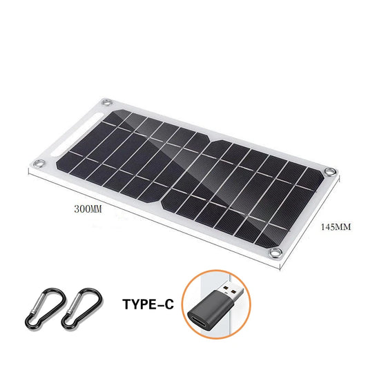 Solar Panel 30W 6.8V USB Type-C