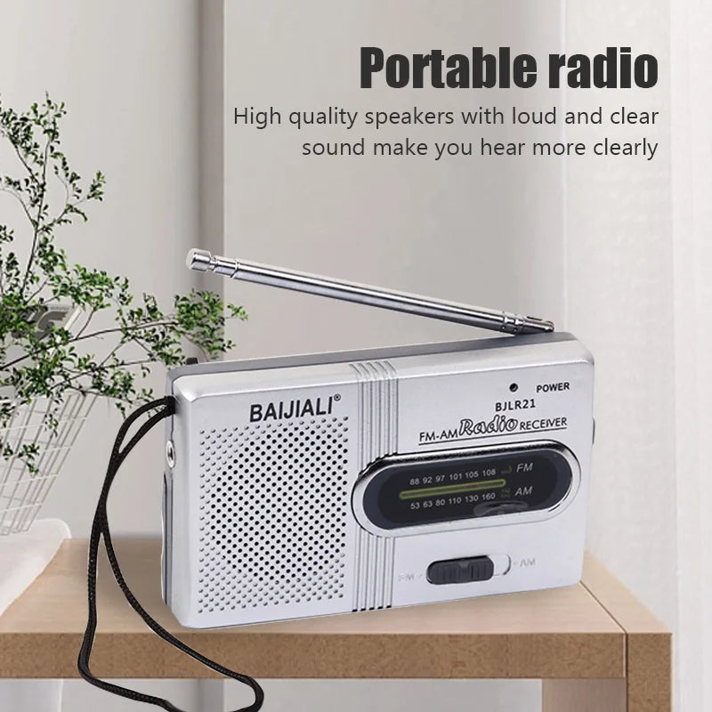 Portable Radio Dual Band AM FM Stereo