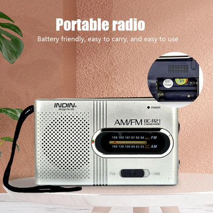 Portable Radio Dual Band AM FM Stereo