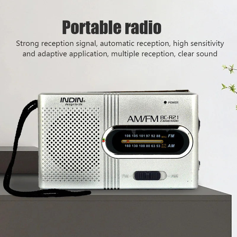 Portable Radio Dual Band AM FM Stereo