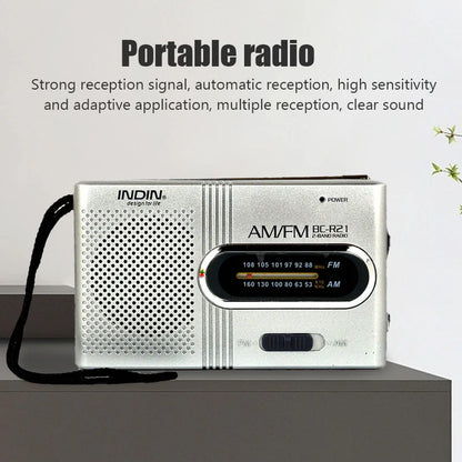 Portable Radio Dual Band AM FM Stereo