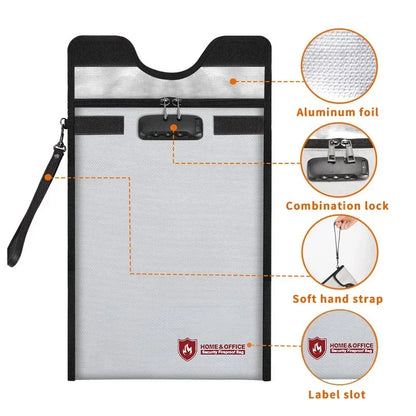 Faraday Document Bag with Lock